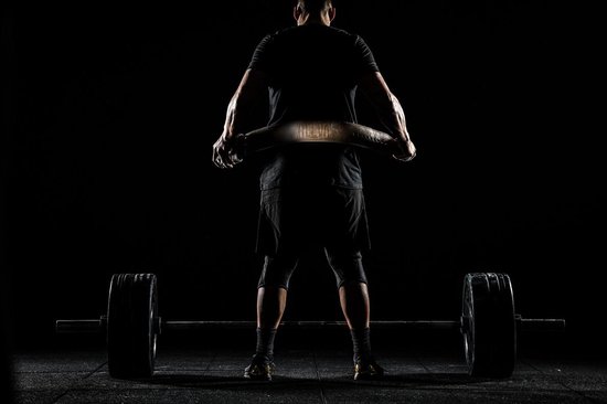 Reeva Bruin Lederen Powerlift Riem XL - Afbeelding 2